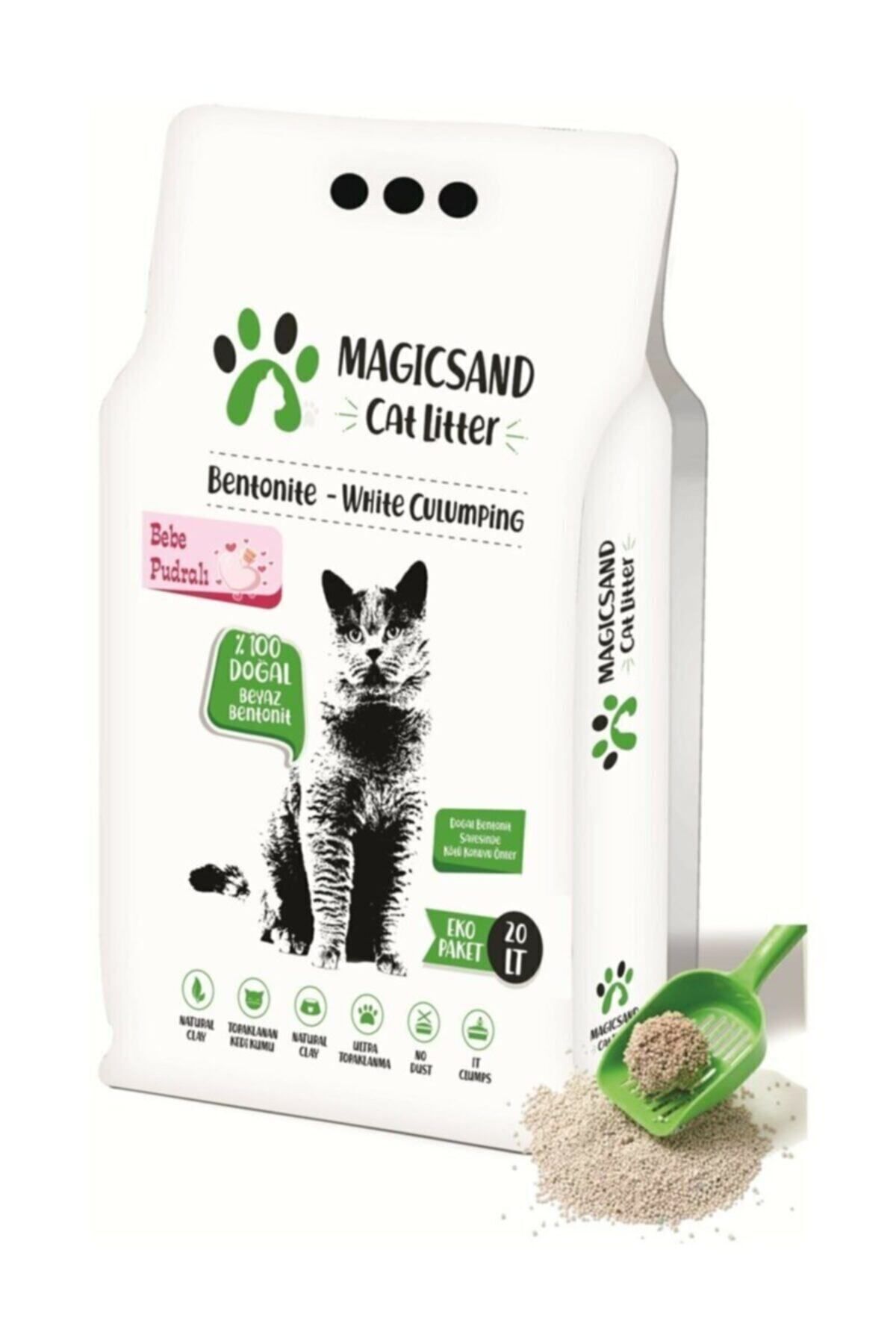 magicsand Cat Litter Bebe Pudralı Kedi Kumu Ince Taneli 20 Lt. - Görsel 3