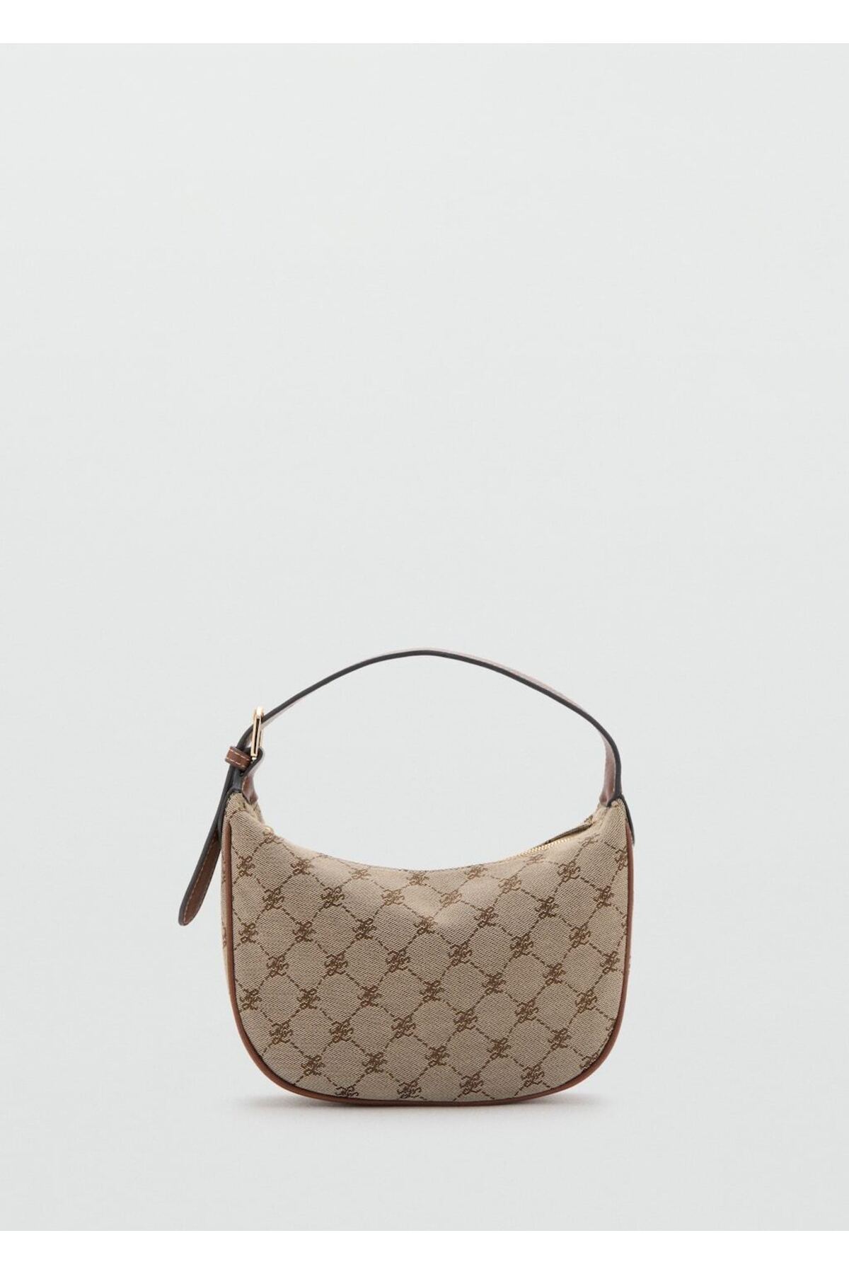 MANGO Woman Logo desenli küçük boy omuz çantası - Görsel 2