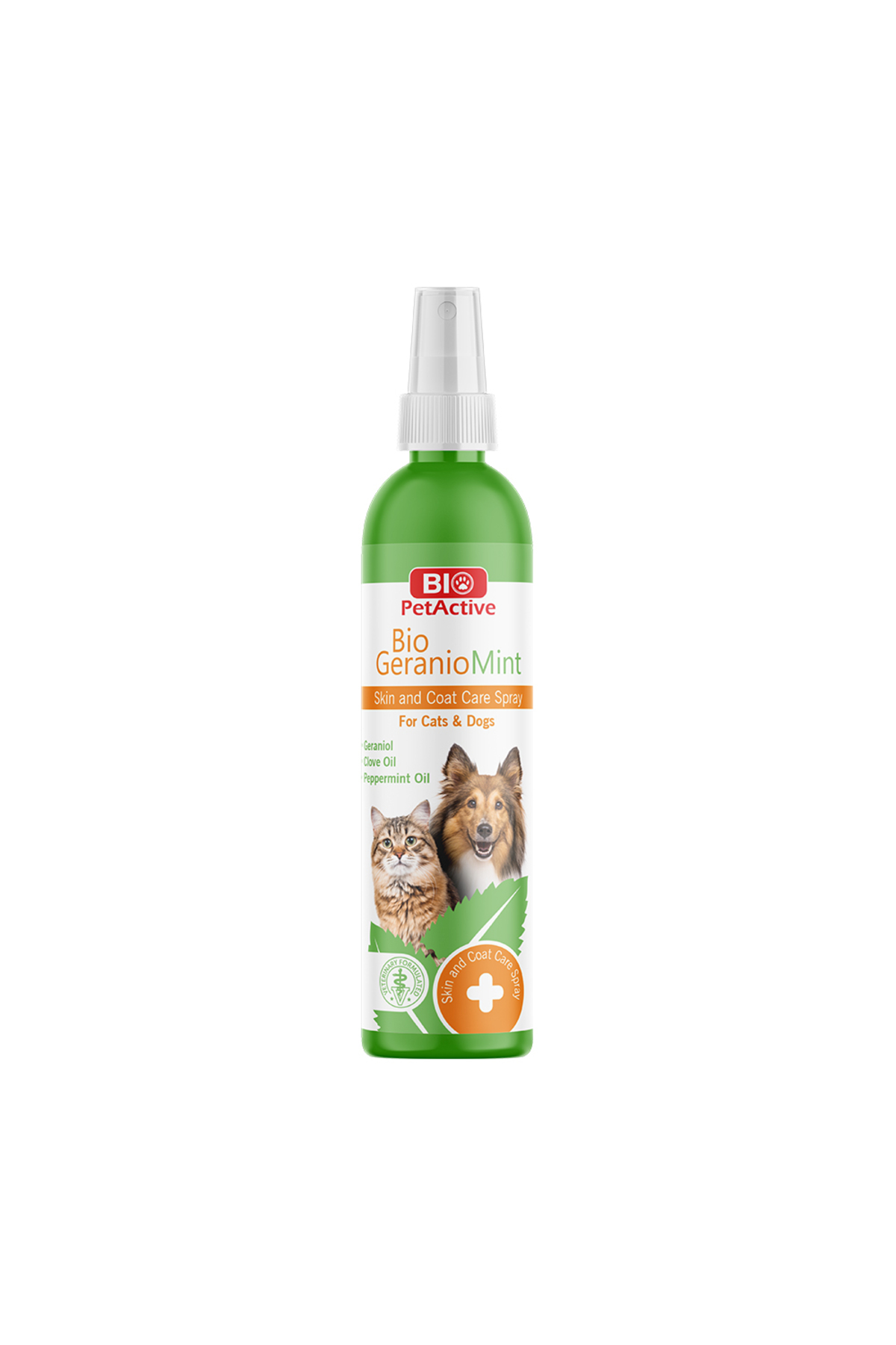 Bio PetActive Bio Geranio Mint Kedi Dış Parazit Tüy Ve Deri Bakım Spreyi 100 Ml - Görsel 2