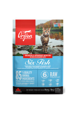 Orijen Six Fish 6 Balıklı Tahılsız Kedi Maması Tüm Irk ve Yaşam Evreleri 5,4 Kg