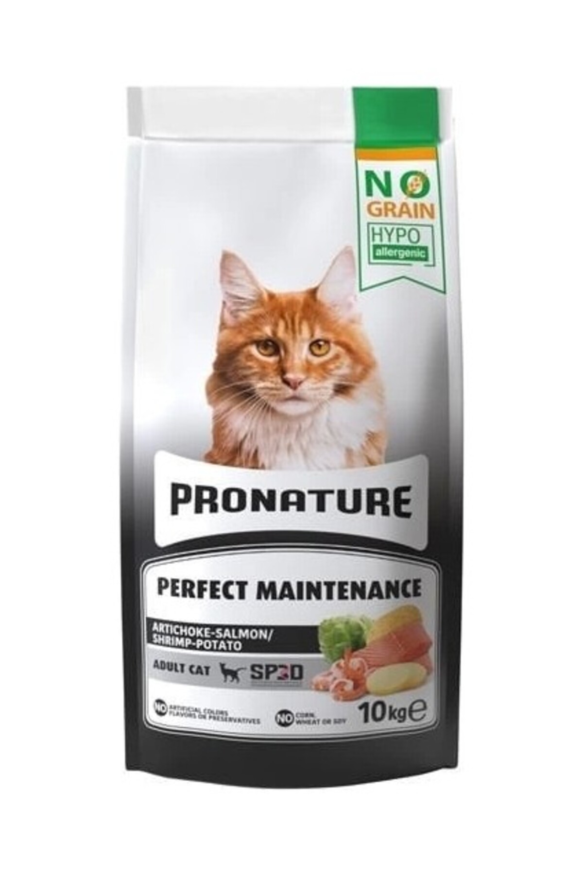 Pronature Hypo-Allergenic Tahılsız Somonlu Karidesli Yetişkin Kedi Maması 10 kg