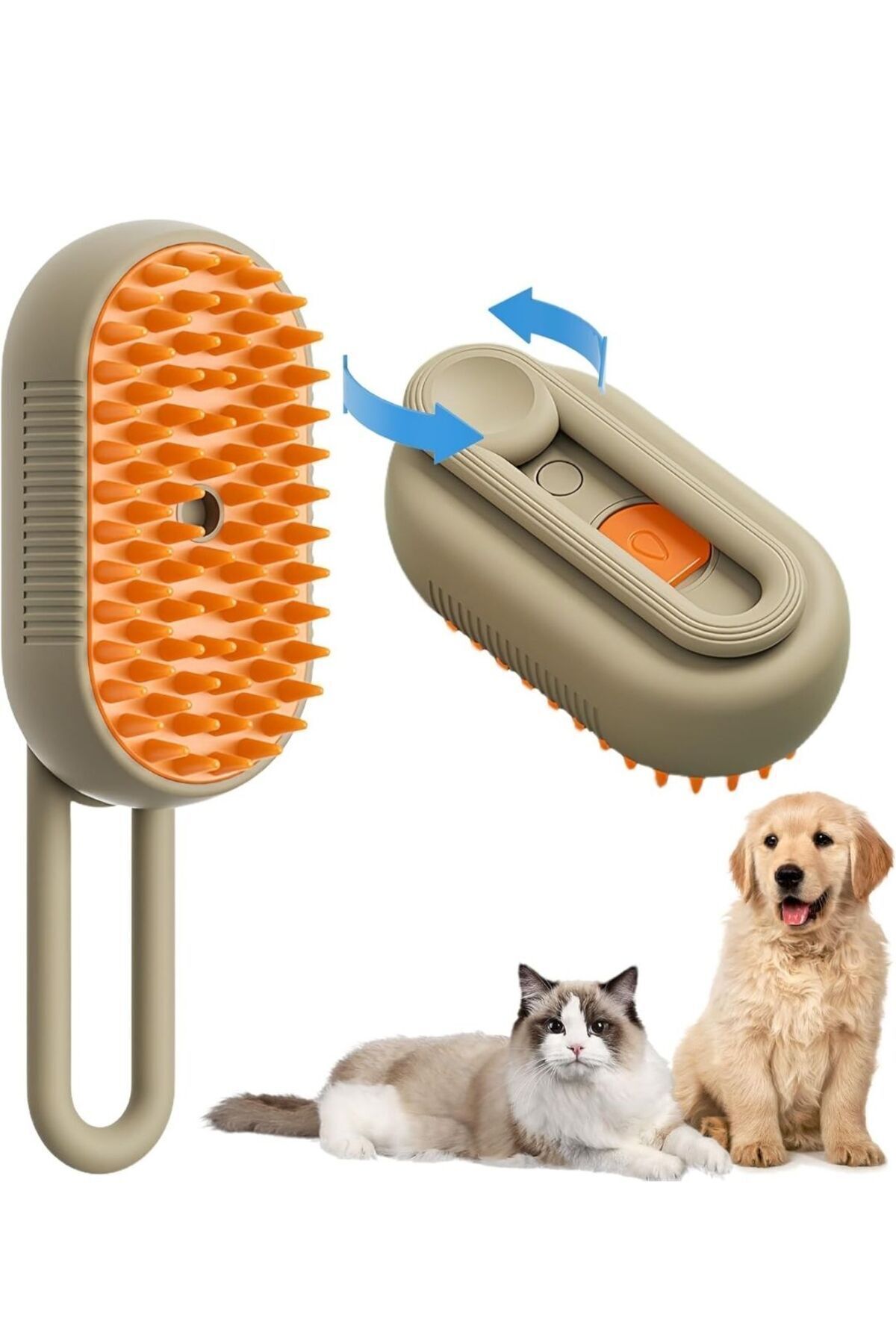 patisko Yeni Nesil Buharlı Tarama Yıkama Fırçası Tüy Toplama Masaj Aleti