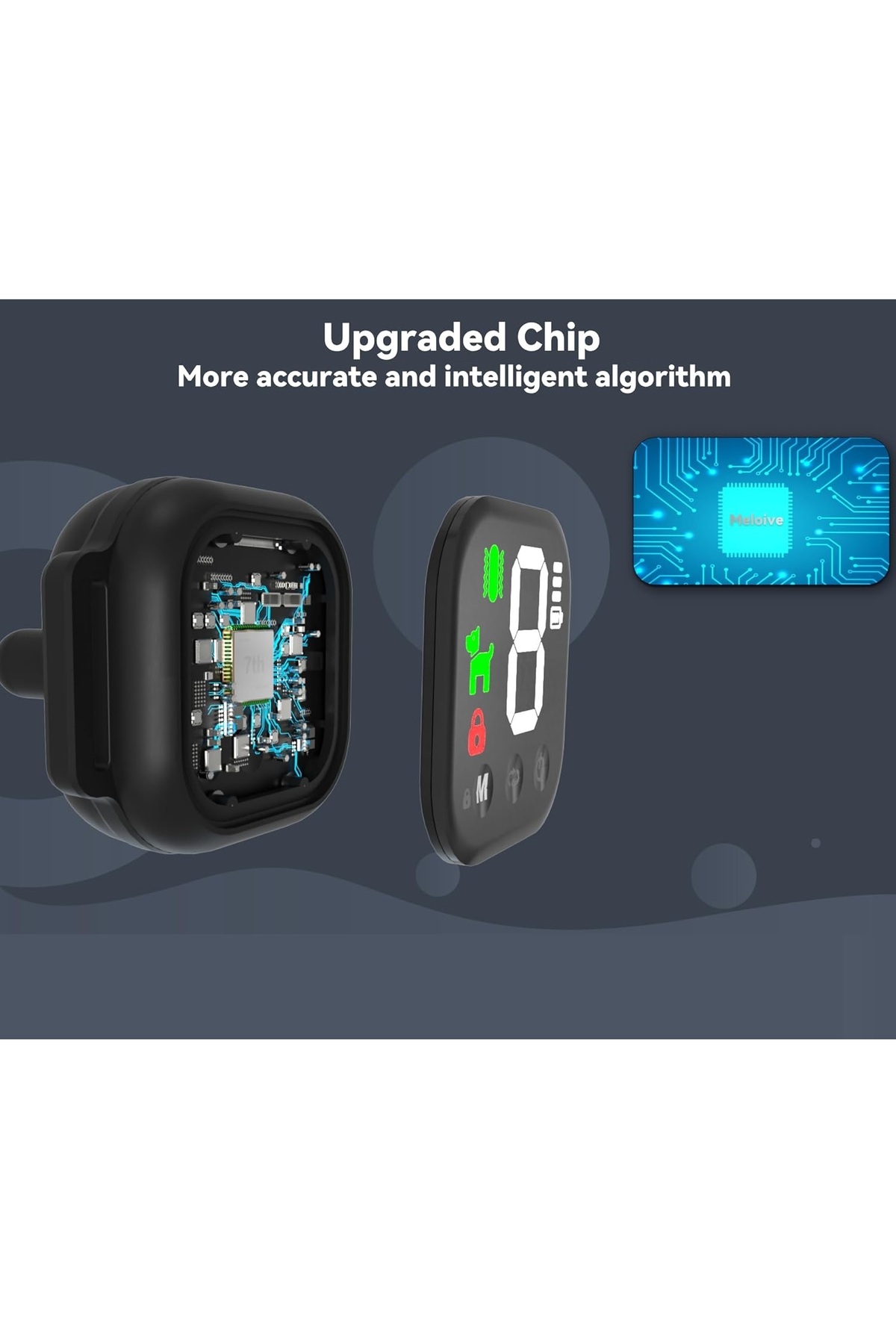 Petainer Pb80 Köpek Havlama Tasması havlama önleyen köpek eğitim tasması seviye ayarlı şarjlı şoksuz kullanım - Görsel 2