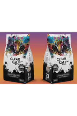 Clear Cat CLEARCAT BLANCO AKTİF KARBON BENTONİT KEDİ KUMU 10 LT*2adet