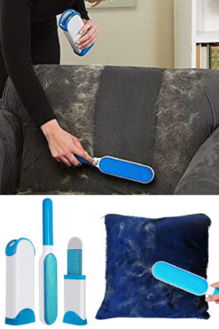 Privo Tüy Toz Temizleyici Fırça Seti 2li Kedi Köpek Tüyü Toplayıcı Kil Tiftik Temizleme Fırça Seti