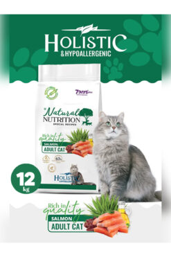 Natural Nutrition PREMIUM Somonlu Kuru Kedi Maması 12 kg Salmon Adult Cat