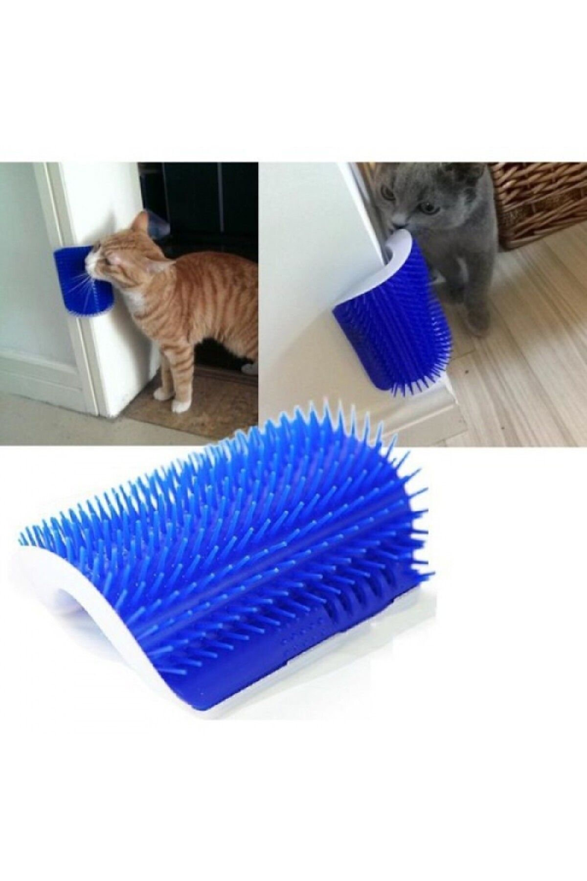 Genel Markalar Kedi Kaşınma Aparatı | Yapışkanlı Tarak | Tırmalama | Sürtünme | Kedi Masaj Fırçası - Görsel 3