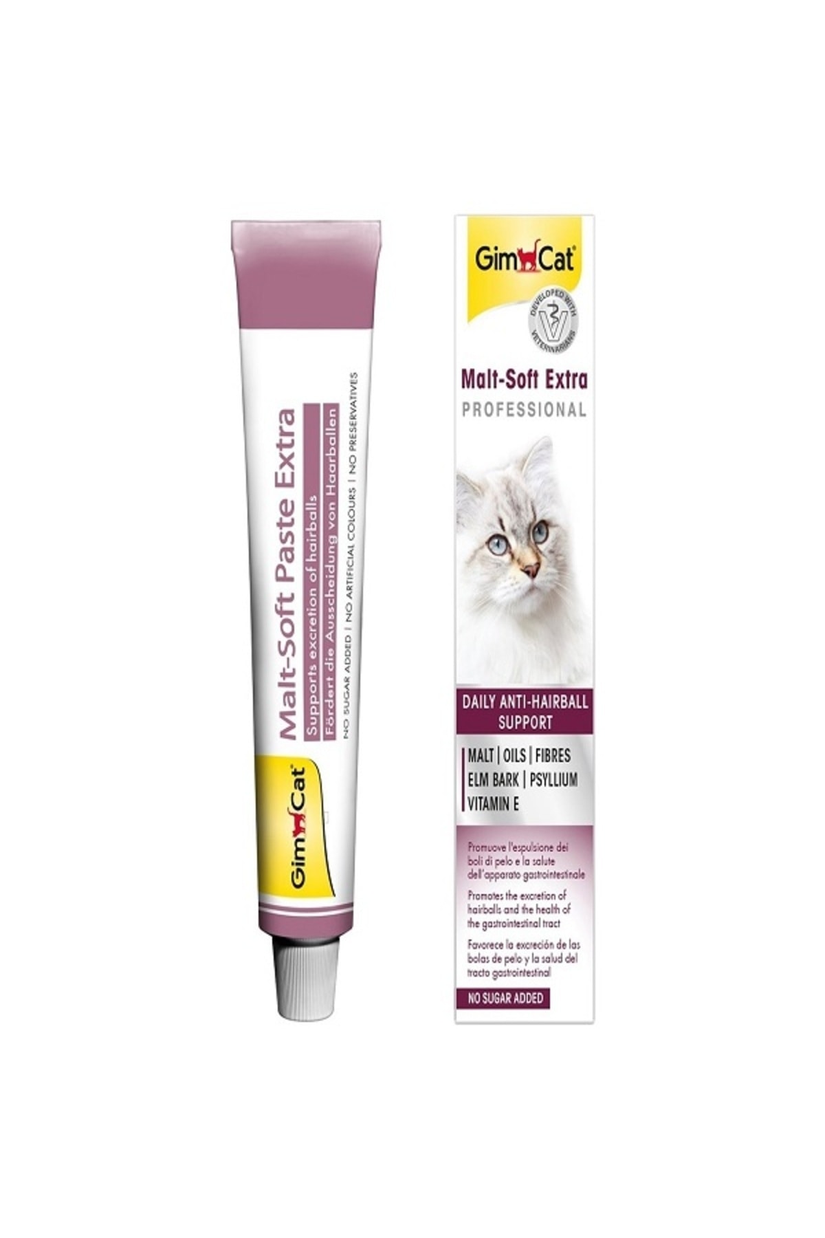 Gimcat Malt-Soft Extra Tüy Yumağı Önleyici Kedi Macunu 20gr