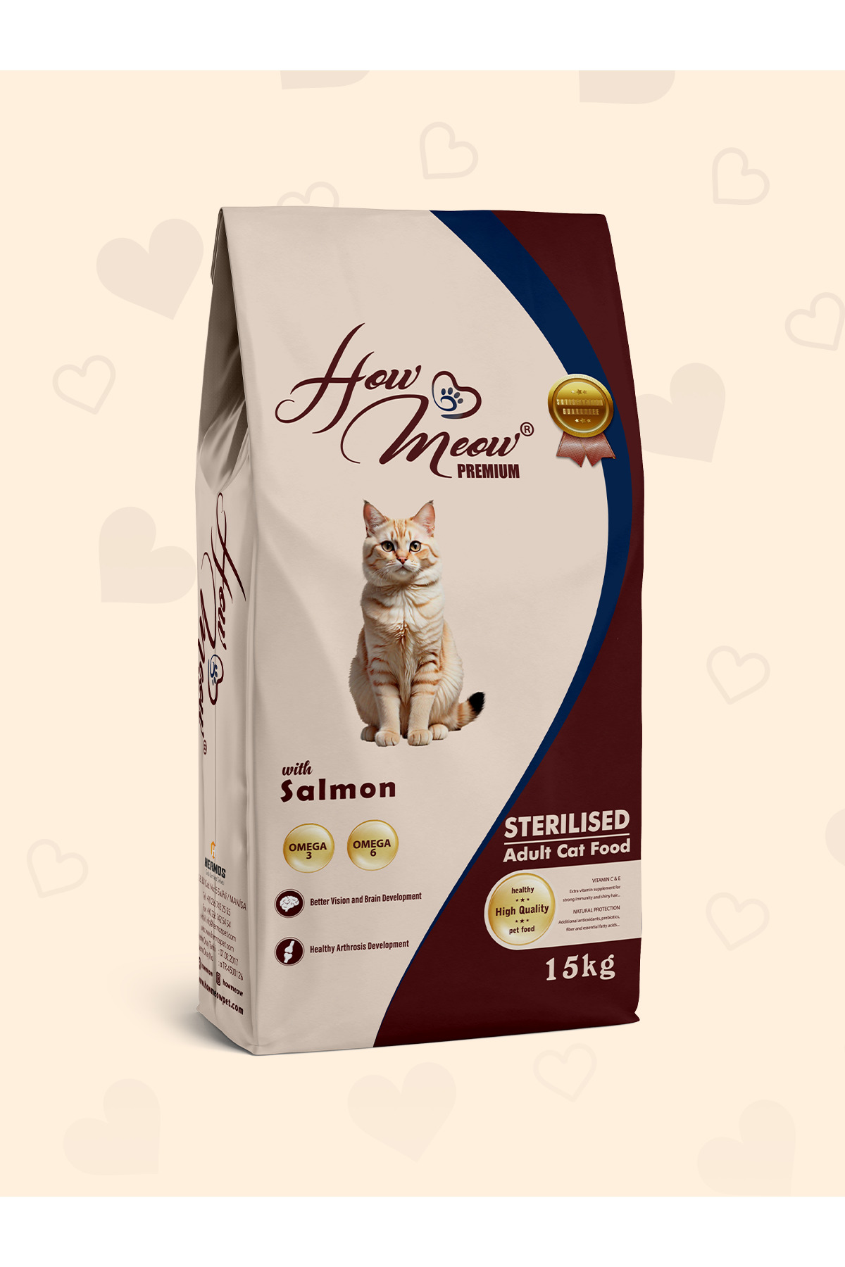 how&meow How Meow Somonlu Kısır Kedi Maması - Görsel 2