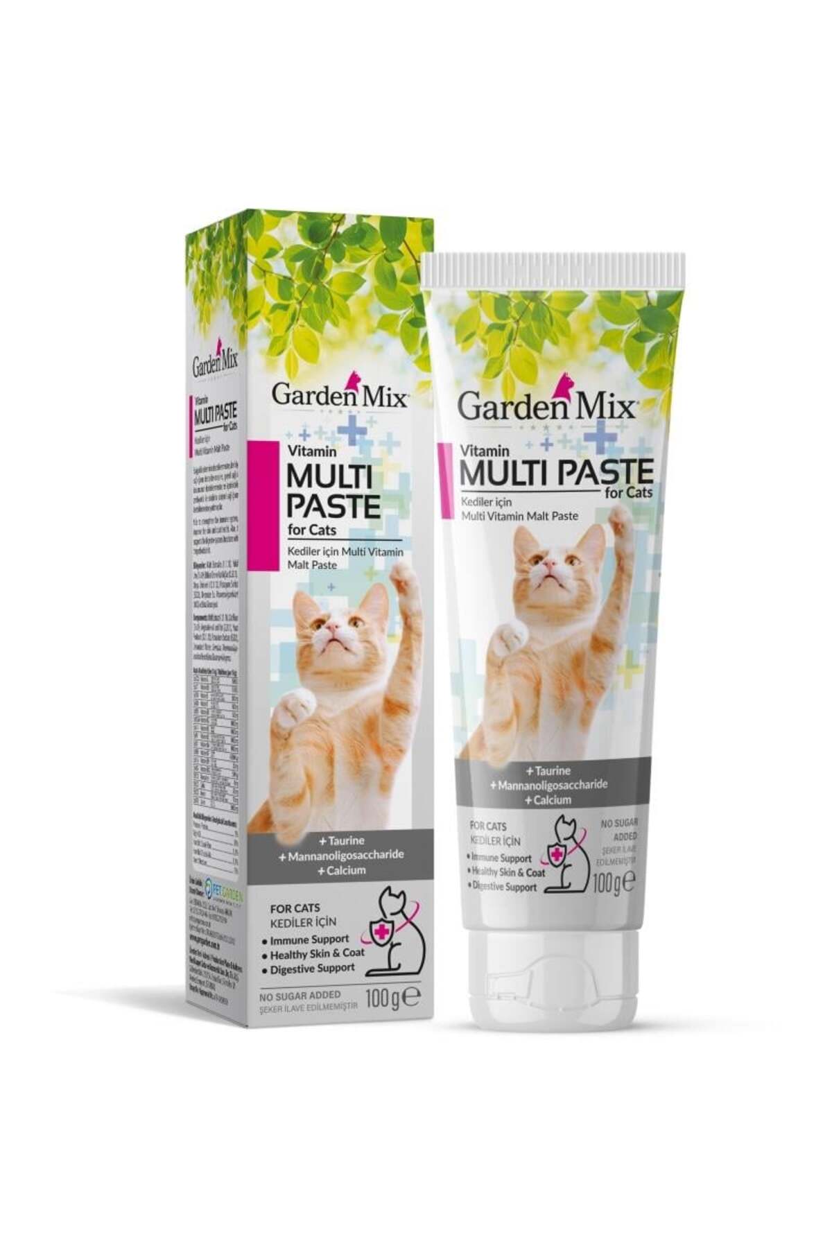 Genel Markalar Garden Mix Multivitamin Kedi Malt Macunu 100 gr – Sindirim & Günlük Destek - Görsel 2