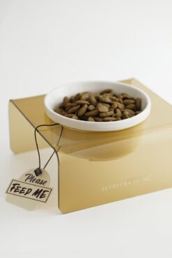 Petbucks Pet Accessories Kedi ve Köpek Mama Kabı ve Su Kabı Seramik Kaseli