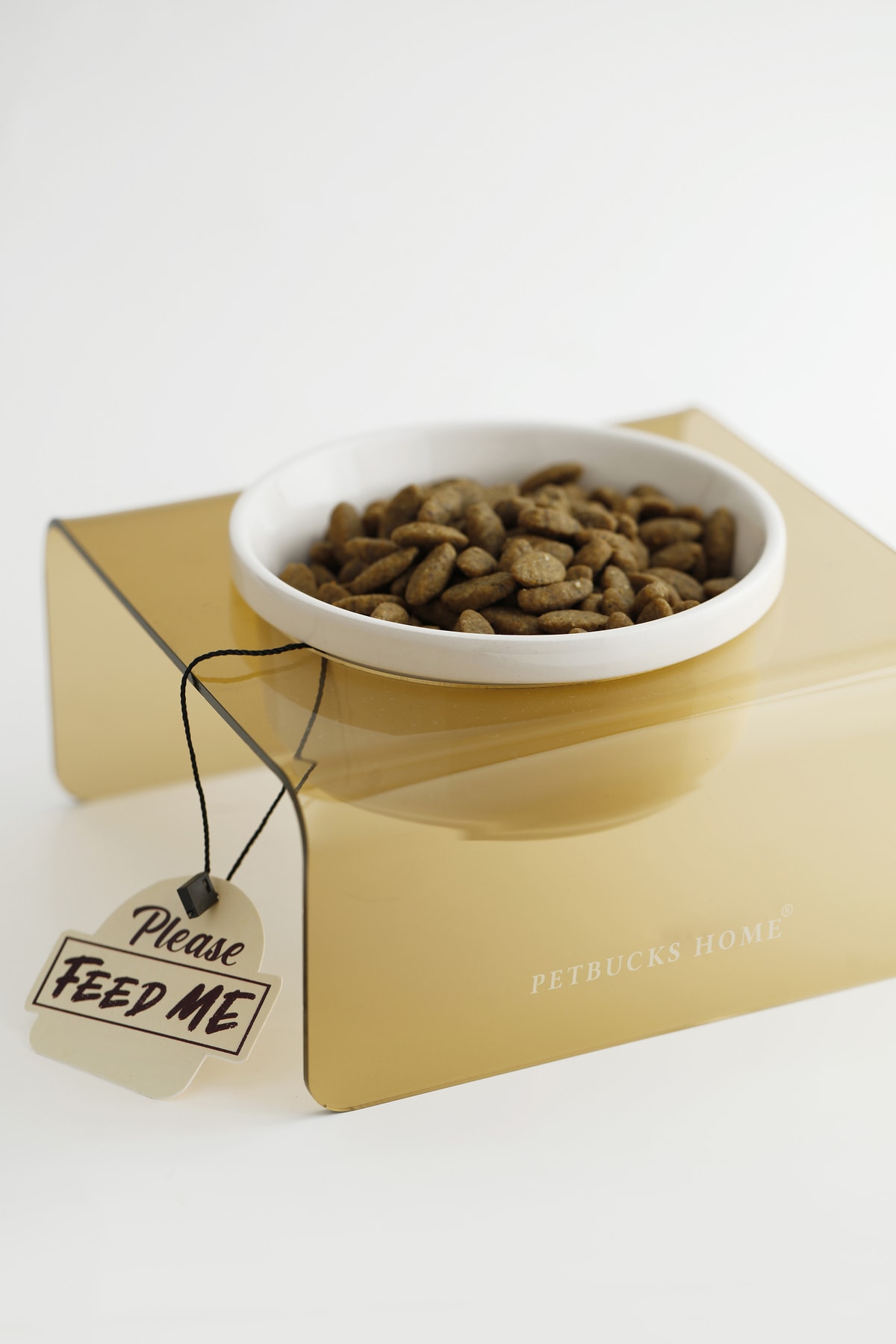 Petbucks Pet Accessories Kedi ve Köpek Mama Kabı ve Su Kabı Seramik Kaseli