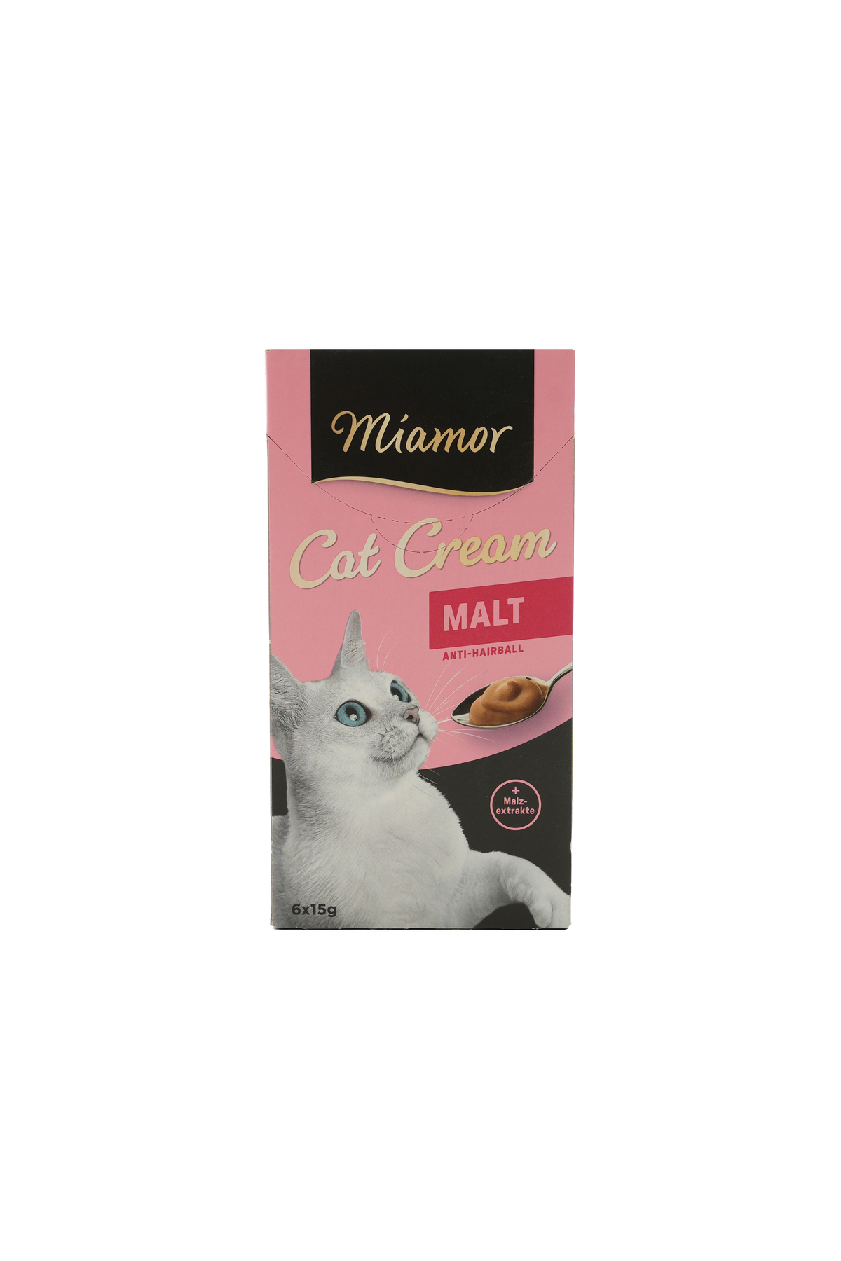 Miamor Cat Cream Malt – Tüy Yumağı Önleyici Kedi Ödülü – 6x15 g