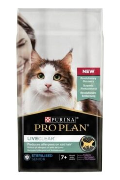 Pro Plan Proplan Liveclear Sterilized Senior 7 Hindili Alerji Önleyici Kedi Maması 1,4 Kg