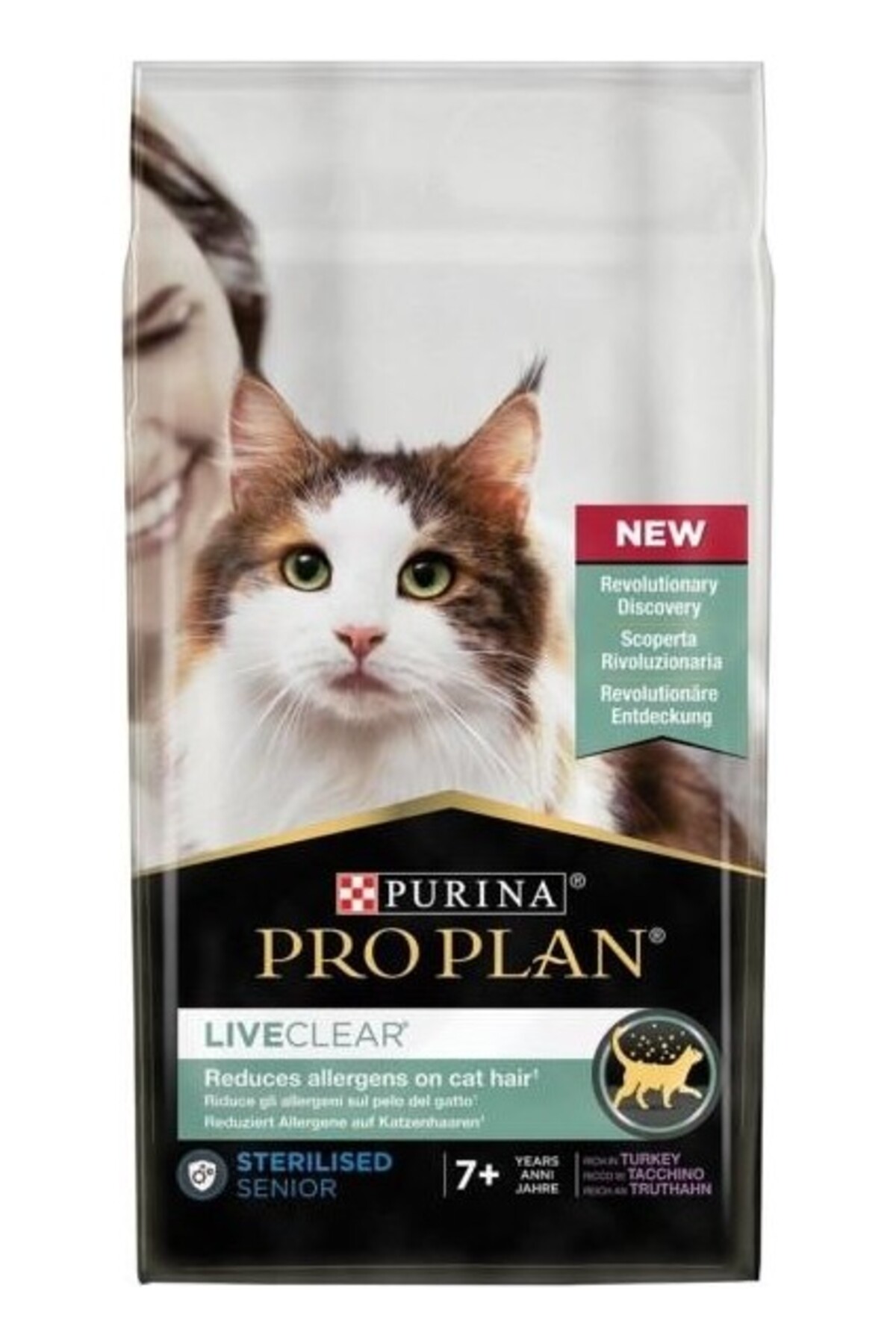 Pro Plan Proplan Liveclear Sterilized Senior 7 Hindili Alerji Önleyici Kedi Maması 1,4 Kg