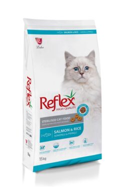 Reflex Somonlu Pirinçli Kısırlaştırılmış Kedi Maması 15 Kg