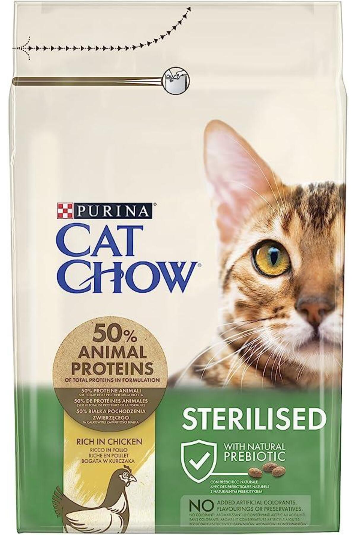 Pro Plan Cat Chow Sterilized Tavuklu Kısırlaştırılmış Kedi Maması 3 Kg