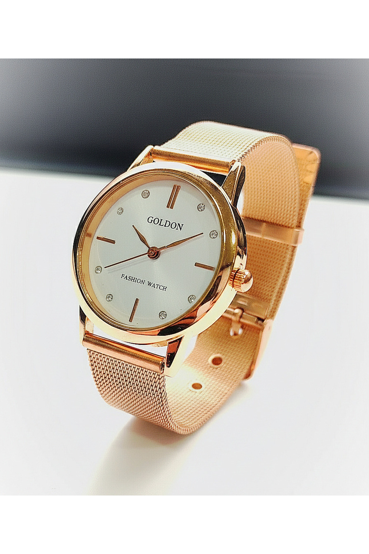 GOLDON Vintage Model Hasır Kordon Kol Saati