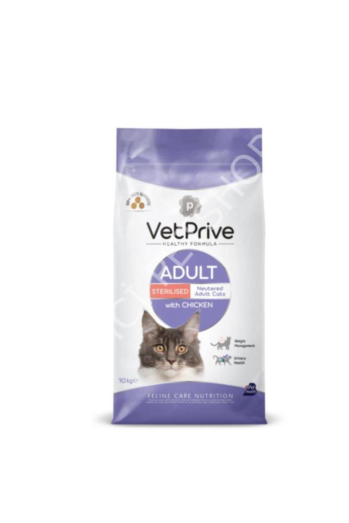 VetPrive Vet Prive Tavuklu Kısırlaştırılmış Kedi Maması 10kg