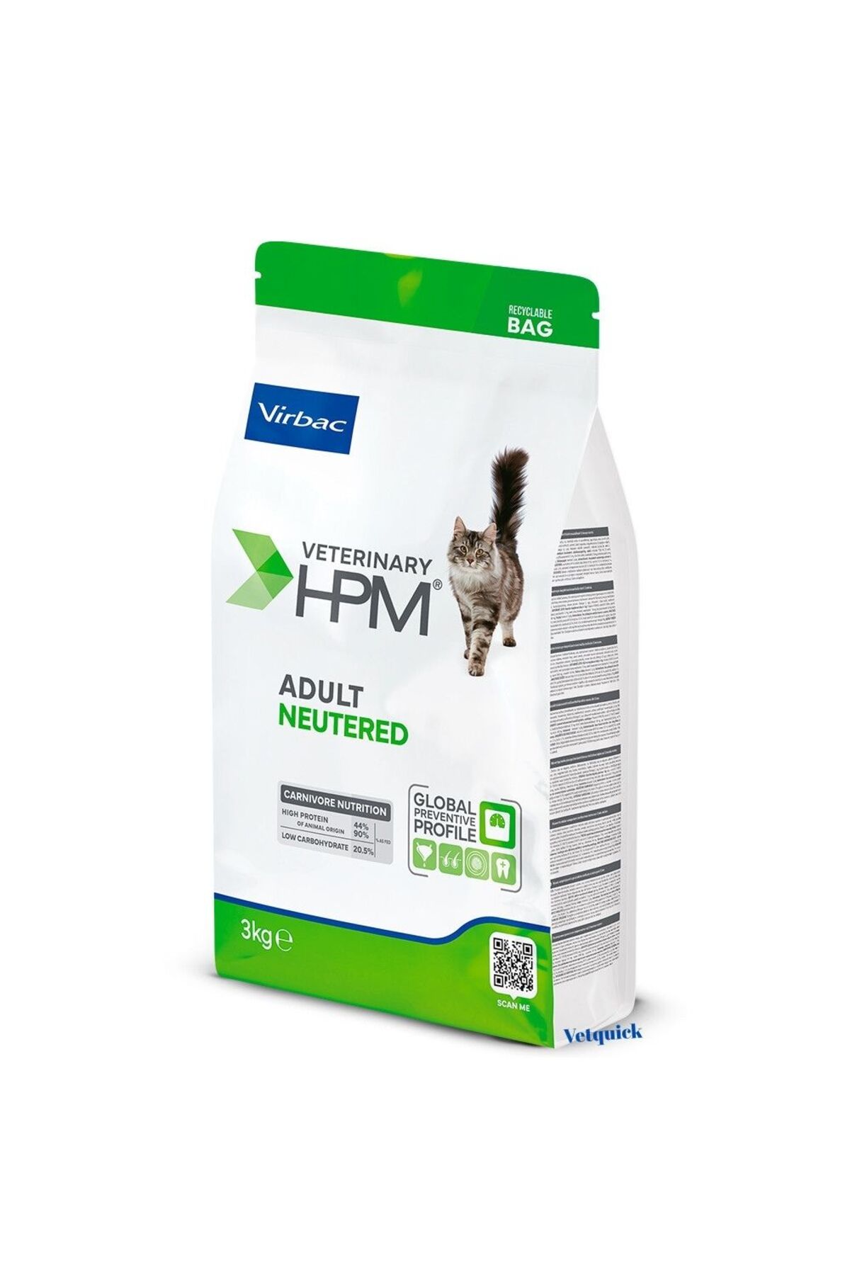 Genel Markalar Virbac Adult Neutered Cat Kısır Kedi Maması 3 KG