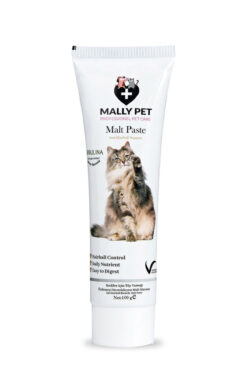 MALLY PET PROFESSIONEL PET CARE Kediler İçin Malt Paste – Tüy Yumağı Önleyici, Sindirim Destekli, Lezzetli Macun