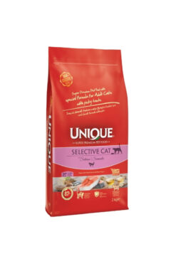 Unique Seçici Kediler için Somonlu Yetişkin Kedi Maması 2 Kg