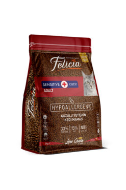 Felicia 1 KG HYPOALLERGENİC KUZULU YETİŞKİN KEDİ MAMASI