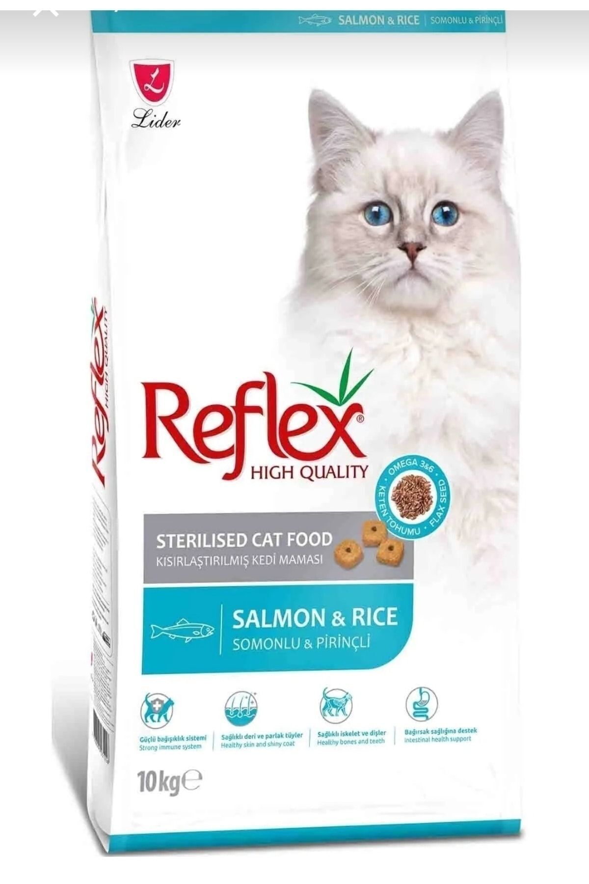 Reflex Sterilised Somonlu Kısır Kedi Maması 10 Kg (GÖLGE AV)