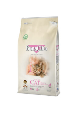 BonaCibo Adult Cat Kısırlaştırılmış Yetişkin Kedi Maması 5 Kg, Tüm Irklar İçin, Doğal, Şeker İçermez