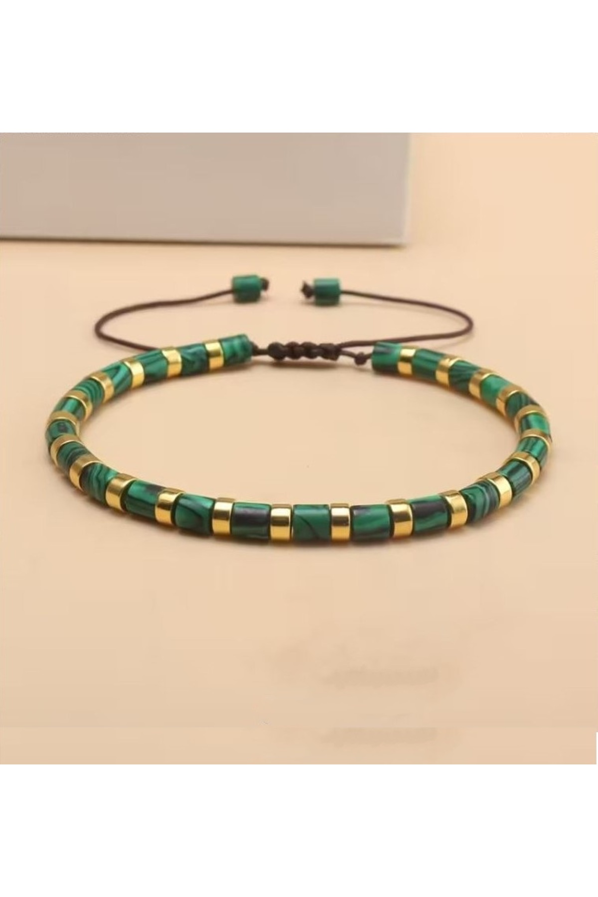 Alnis Atelier Malakit Doğal Taş Bileklik