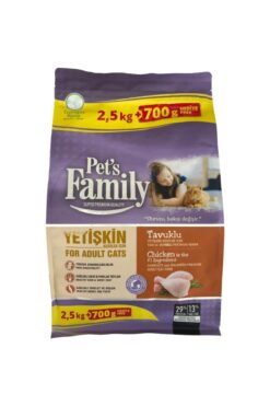 Pets Family Premium Tavuklu Yetişkin Kedi Maması 3200 G