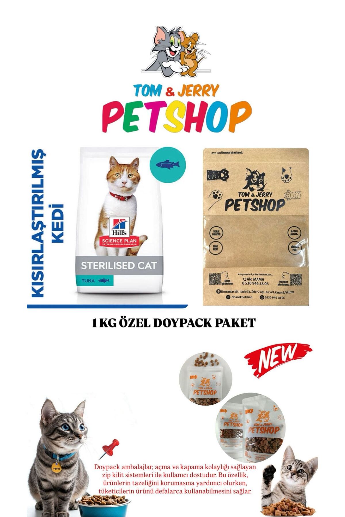 Hill's Ton Tuna Balıklı Kısırlaştırılmış Kedi Maması 1 kg