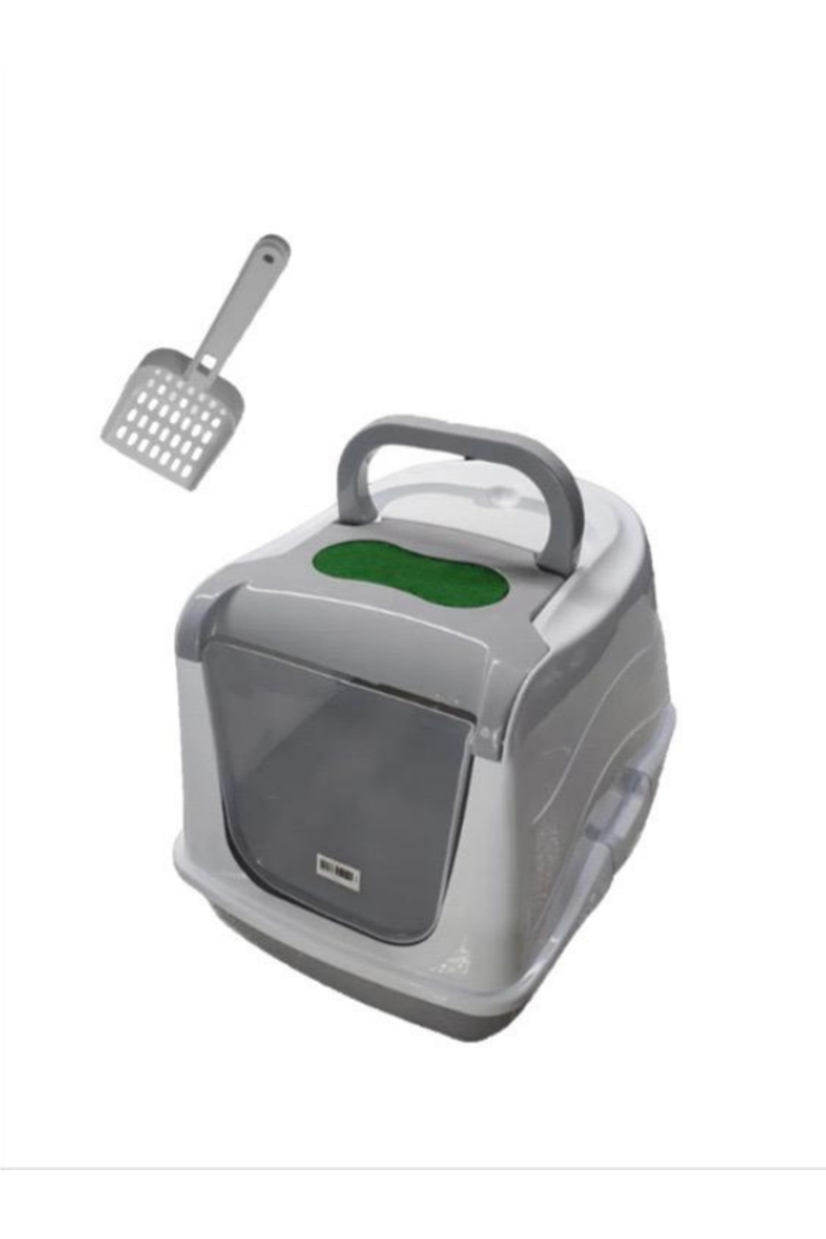 chittoshop Kapalı Kedi Tuvaleti - Elekli Paspas ve Kürek Hediyeli - Görsel 2