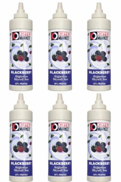 Koffie Market 6 Adet Böğürtlen Meyveli Sos 1000 gr