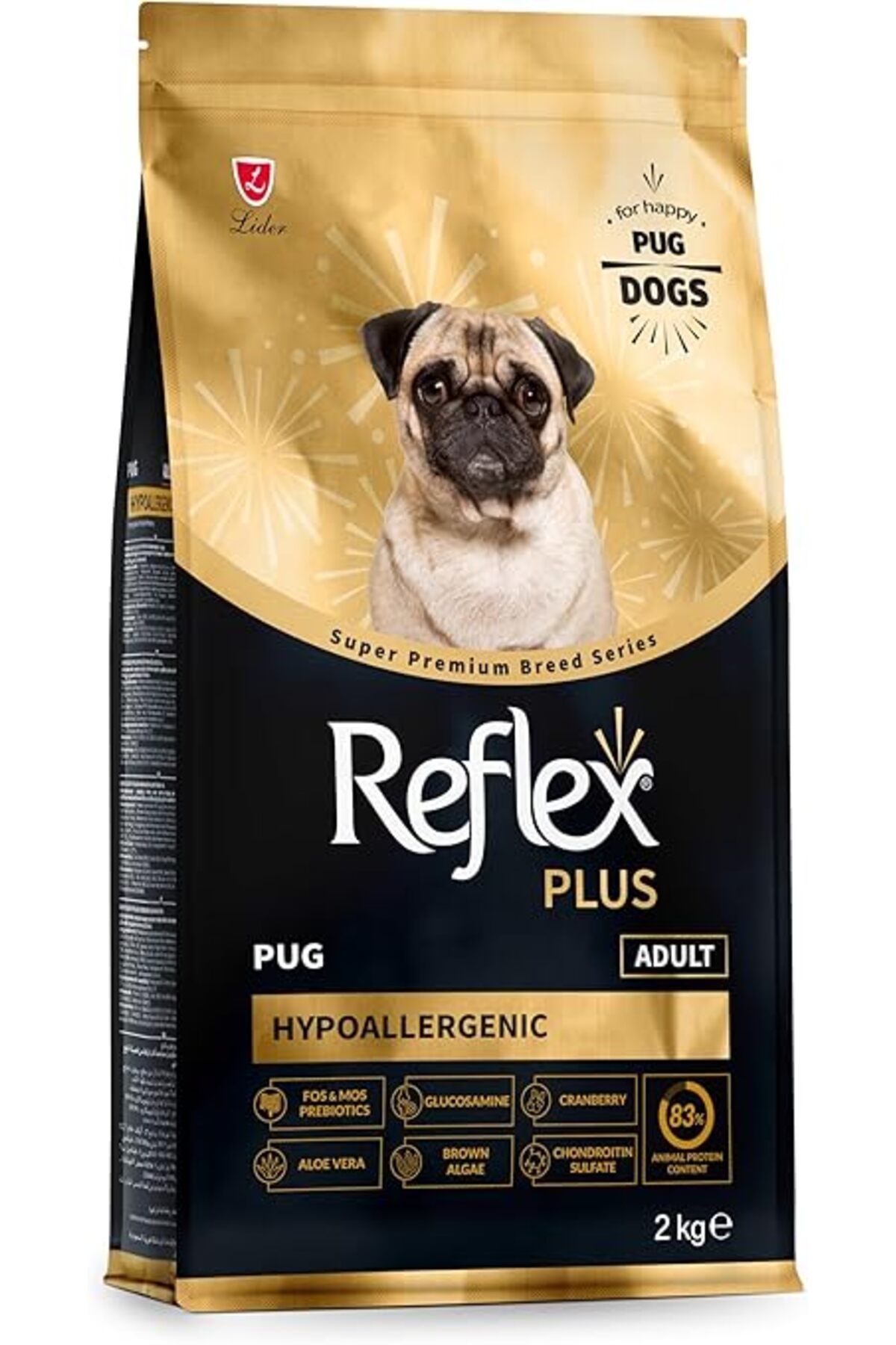 Reflex Plus Pug Yetişkin Köpek Maması 2 kg CB10751