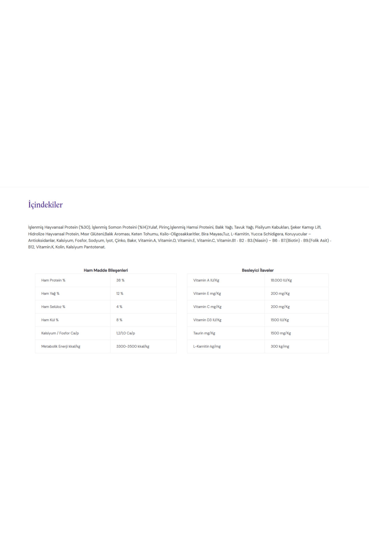 Unique Kısırlaştırılmış (Sterilised) Kedi Maması Somonlu 1,5 Kg EN10061074889 - Görsel 3