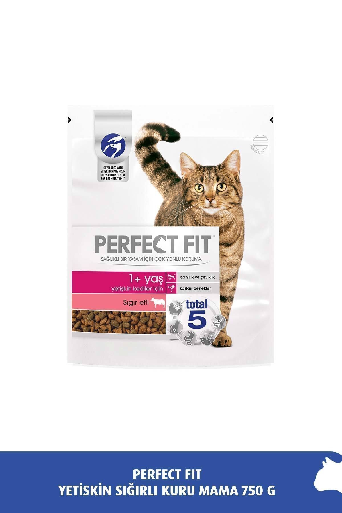 Perfect Fit Kuru Yetişkin Kedi Maması Sığır Etli 750 gr