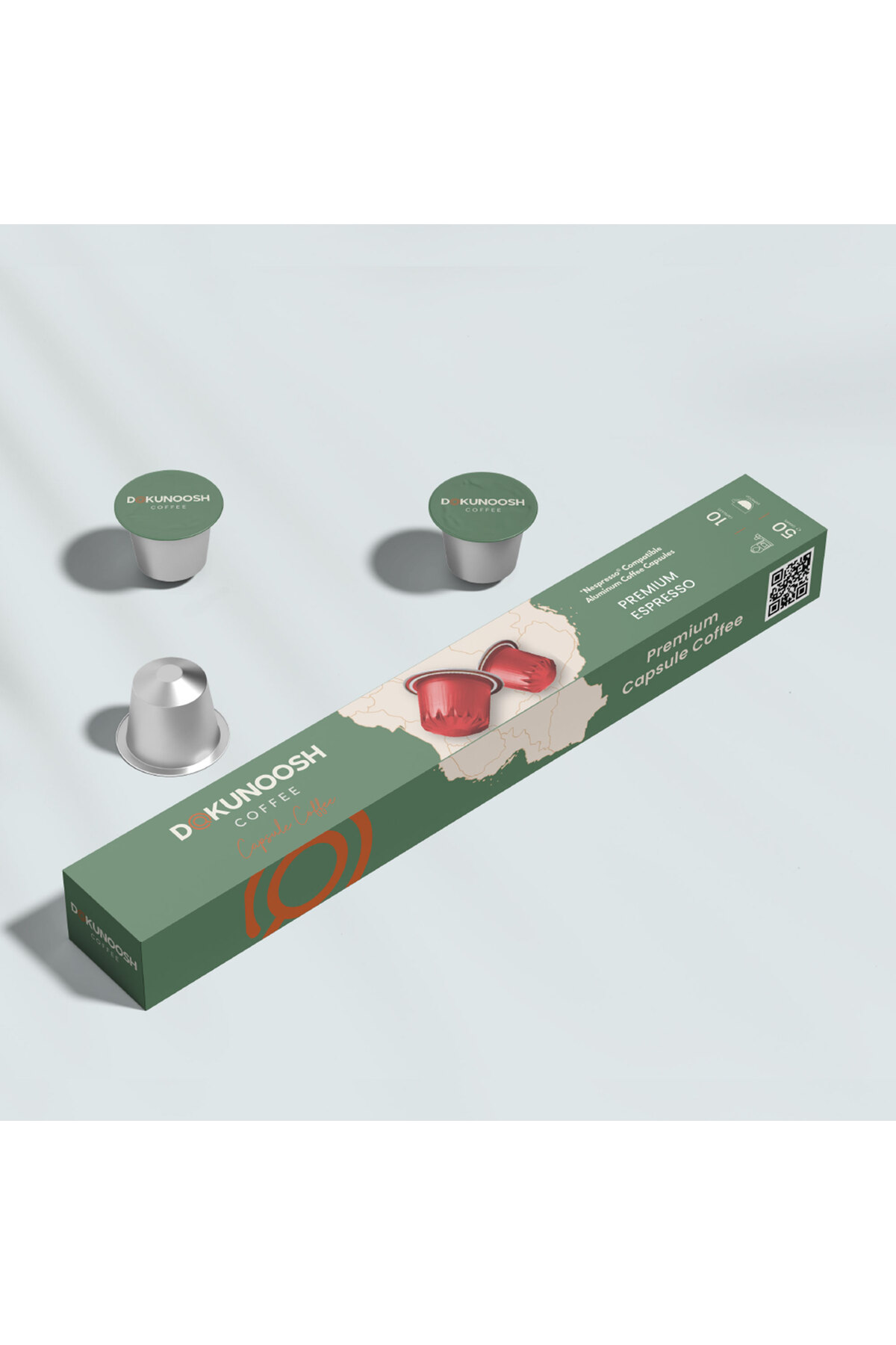 Dokunoosh Nespresso Uyumlu Aluminyum Kapsül Kahve Medium Roast 10'luk