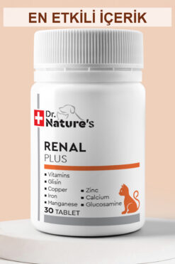 Dr. Nature's Kedi Renal Destek – Böbrek ve Sağlığını Destekleyici Takviye 30 Tablet