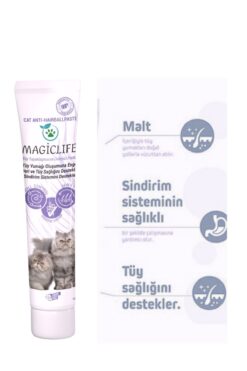 MAGIC LIFE Magiclife Hairball Malt Paste 100gr Kediler Için Tüy Yumağı Önleyen Malt Paste