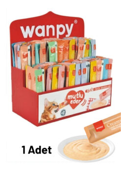 Wanpy Kedi Ödül Maması - 1 Adet - 14 gram - Tekli Likit Ödül - Sıvı Ödül