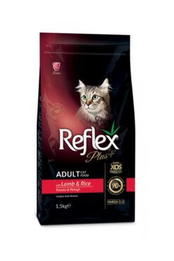 Reflex Plus Kuzulu & Pirinçli Yetişkin Kedi Maması 1,5 kg.
