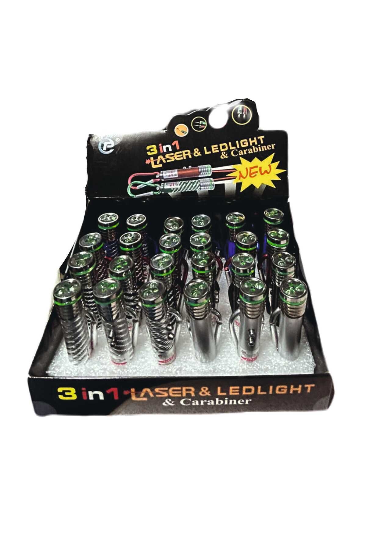 PatiCarni Pati_Carni 3 fonksiyonlu Led Lazer Kedi Köpek Oyuncağı Lazer Işığı AsortiKırmızı Işık - Görsel 2