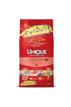 Unique Somonlu 12 Kg Kısırlaştırılmış Yetişkin Kedi Maması