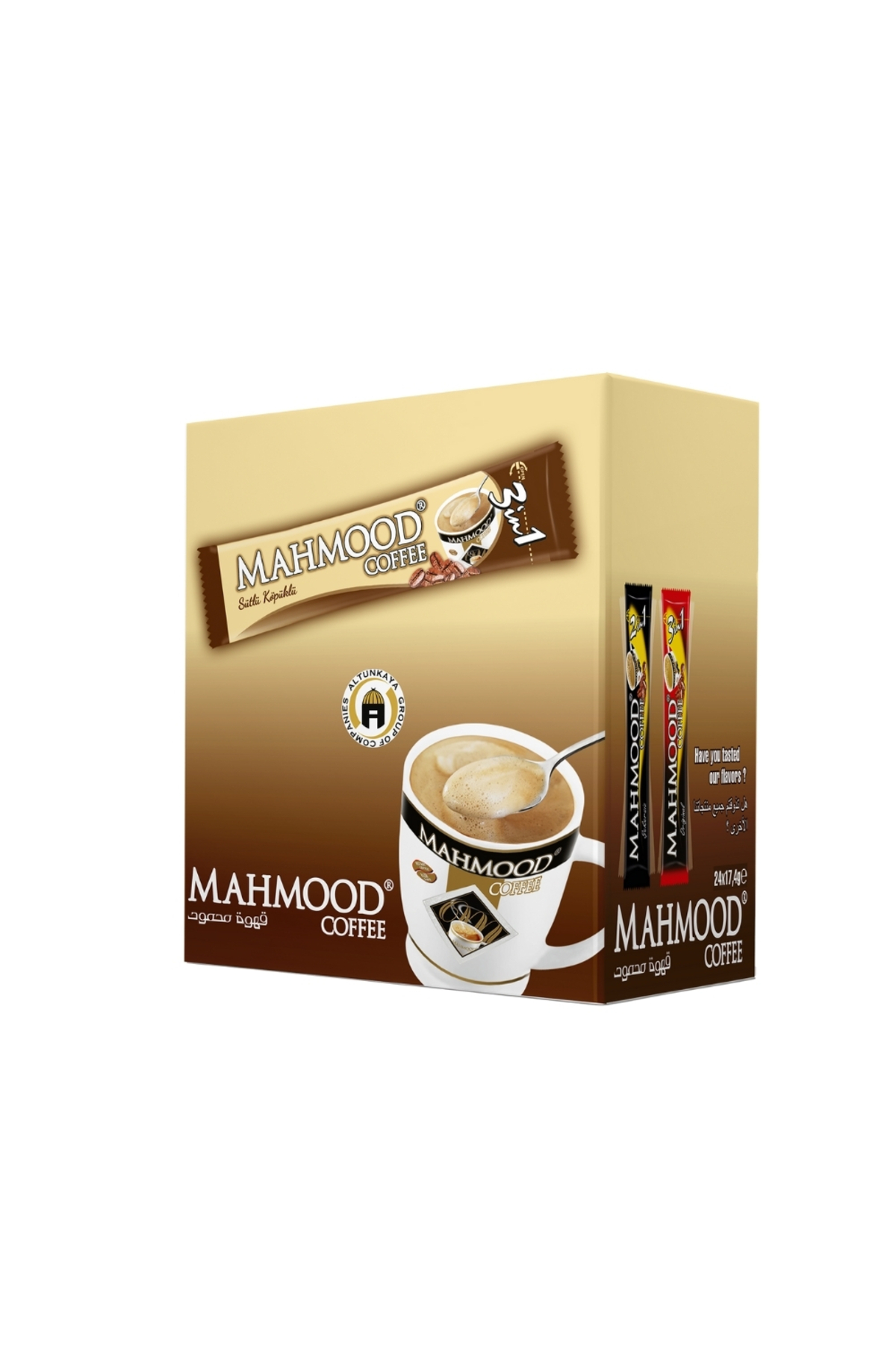 Mahmood Coffee 3ü1 Arada Sütlü Köpüklü Hazır Kahve 24 Adet X 17,4 gram - Görsel 2