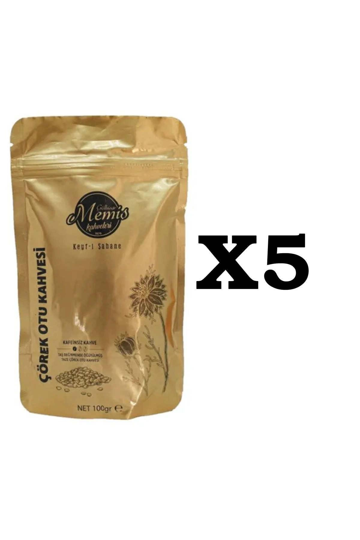 Memiş Kahveleri 5 Adet Çörek Otu Kahvesi