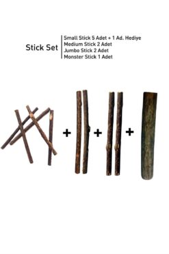 MATATABİ CATS Stick Paketi Doğal Kedi Çiğneme Çubuğu Kedi Oyuncağı 10 Stick
