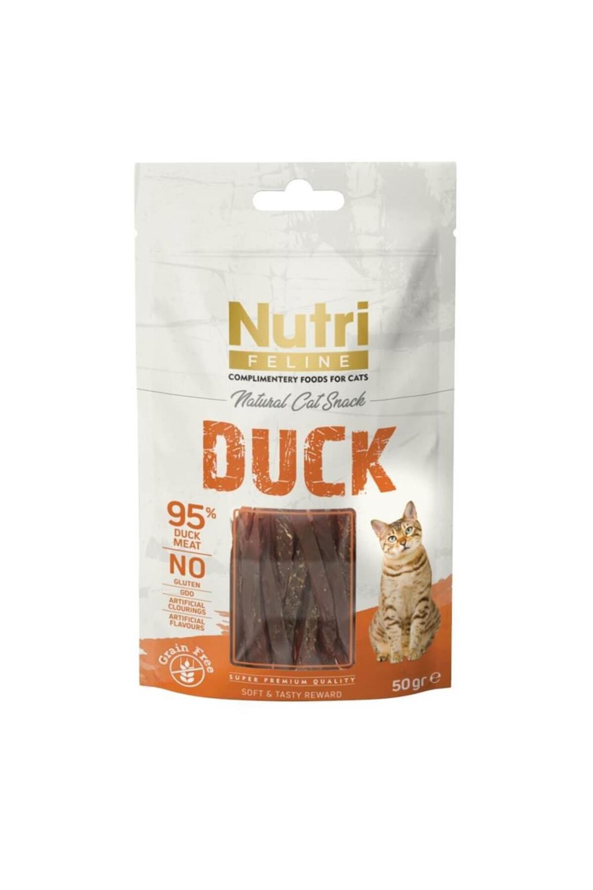 Nutri Feline %95 Ördek Etli Tahılsız Kedi Ödül Maması 50 Gr