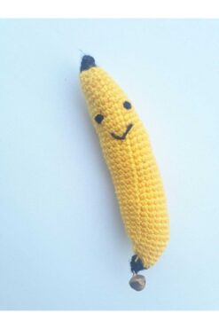 AN7 MUZ DİŞ KAŞIMA KEDİ ÖRGÜ CATNİPLİ