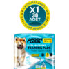 Hachi Dog Köpek Eğitim Pedi 60x90 Kaydırmaz Bantlı 30 Adet Blue Pack